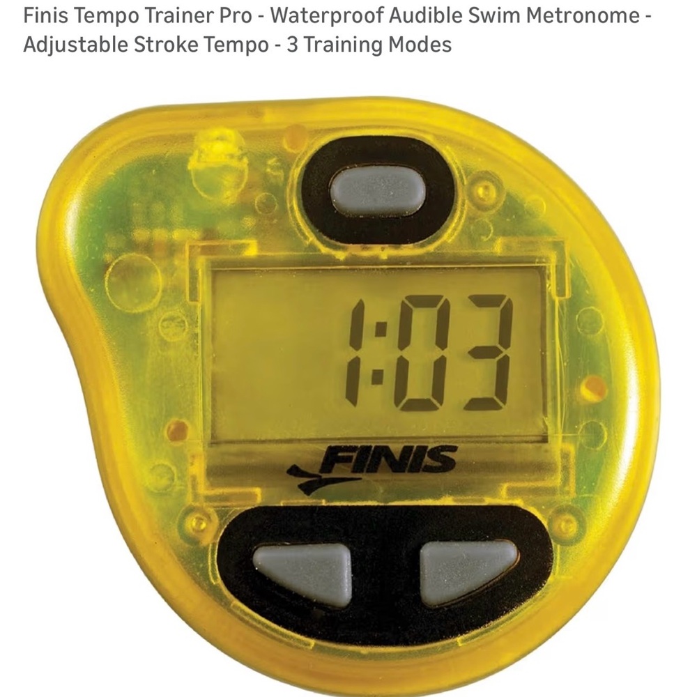 Finis Yellow Tempo Trainer Pro Swim Metronome